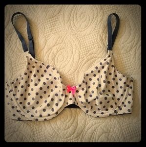 34DD Victoria's Secret polka dot bra